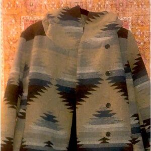 Printed Women’s Hooded Coat